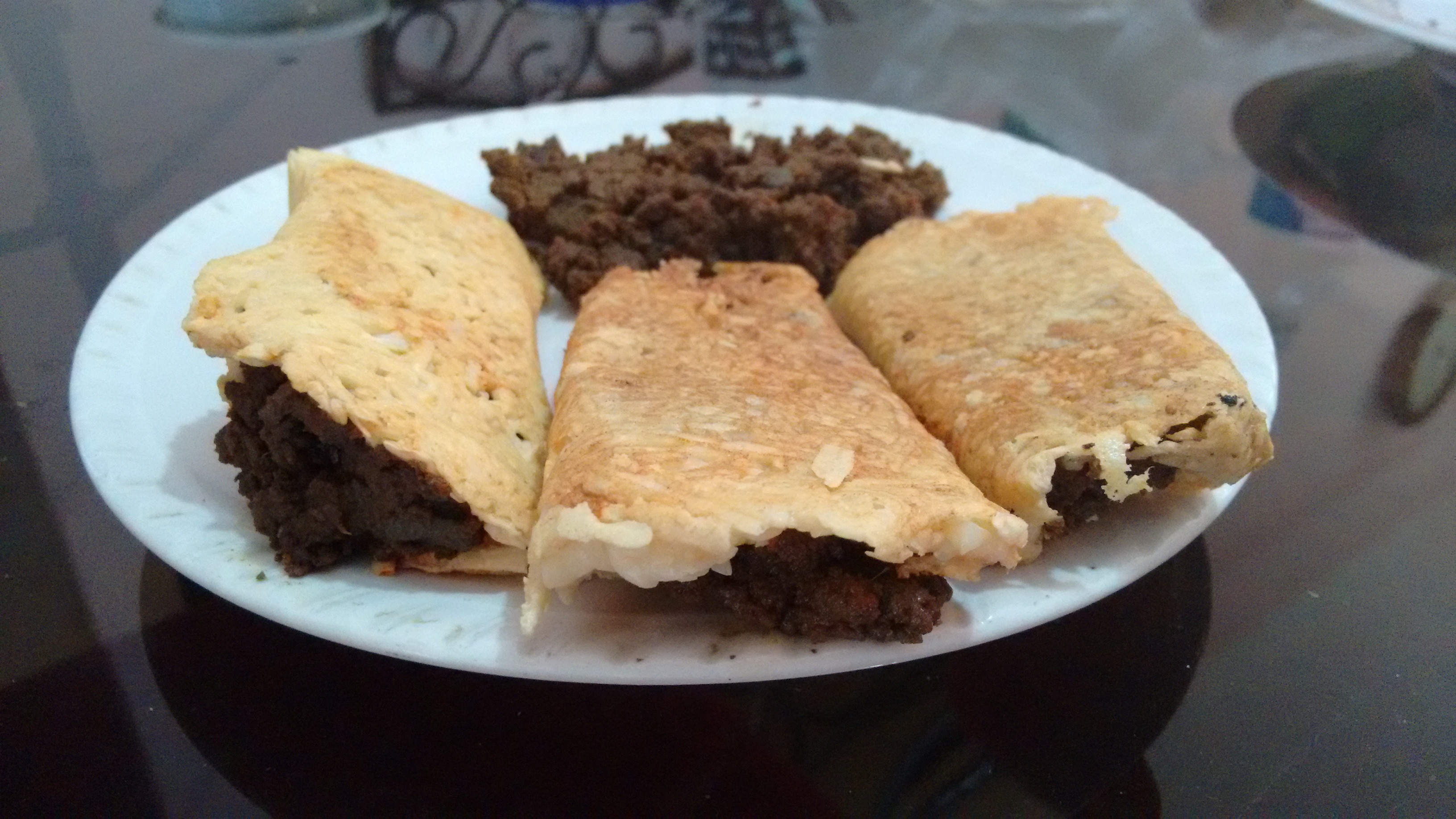 Mutton Liver Cheese Wraps